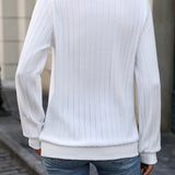Stella™ | Ribbed Long-Sleeve V-Neck Sweater