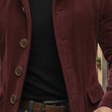 Chic Corduroy Overcoat