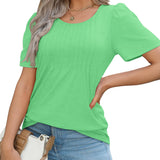 Pleated-Front Casual Relaxed-Fit Top