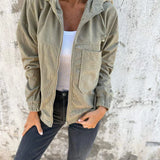 Eliza™ | Casual Cotton Jacket with Hood