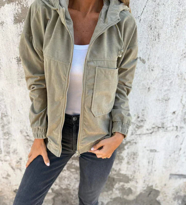 Eliza™ | Casual Cotton Jacket with Hood