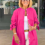 Tina™ | Flared Cotton Shirt Jacket