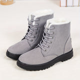 Marietta™ | Lace-Up Fleece-Lined Winter Ankle Boots