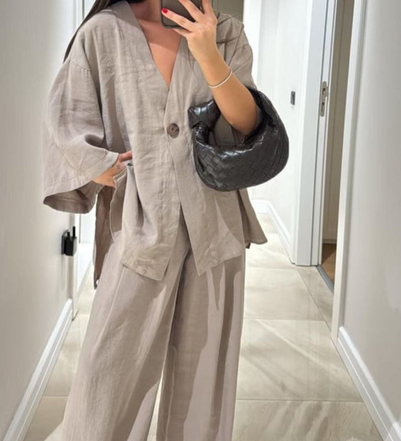 Mélanie™ | Elegant Casual Set in Lightweight Fabric