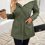 Vera™ | Sherpa-Lined Drawstring-Waist Parka Coat