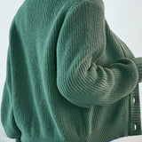 Annabelle™ | Soft Emerald Cardigan, Casual Elegance