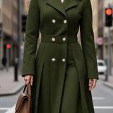 Suzette™ | Double-Breasted Fit-and-Flare Coat