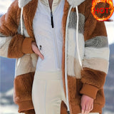 Islae™ | Elegant Faux Fur Hooded Jacket