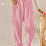 Casual Women's High-Waisted Pants