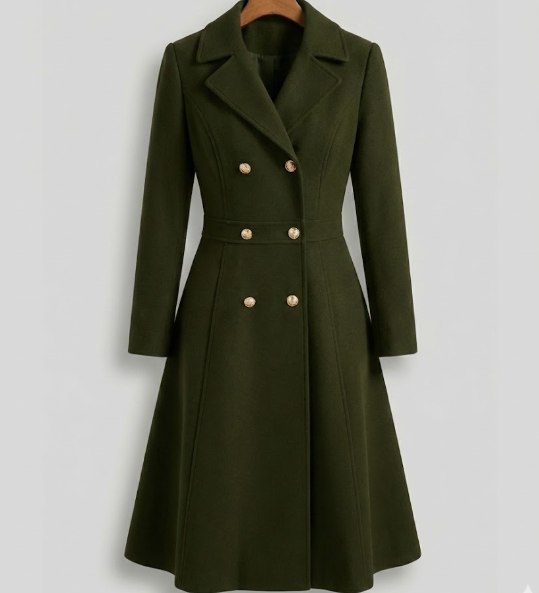 Suzette™ | Double-Breasted Fit-and-Flare Coat
