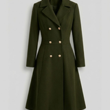 Suzette™ | Double-Breasted Fit-and-Flare Coat