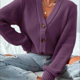 Annabelle™ | Soft Emerald Cardigan, Casual Elegance