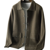 Janus Merino Wool Knit Cardigan