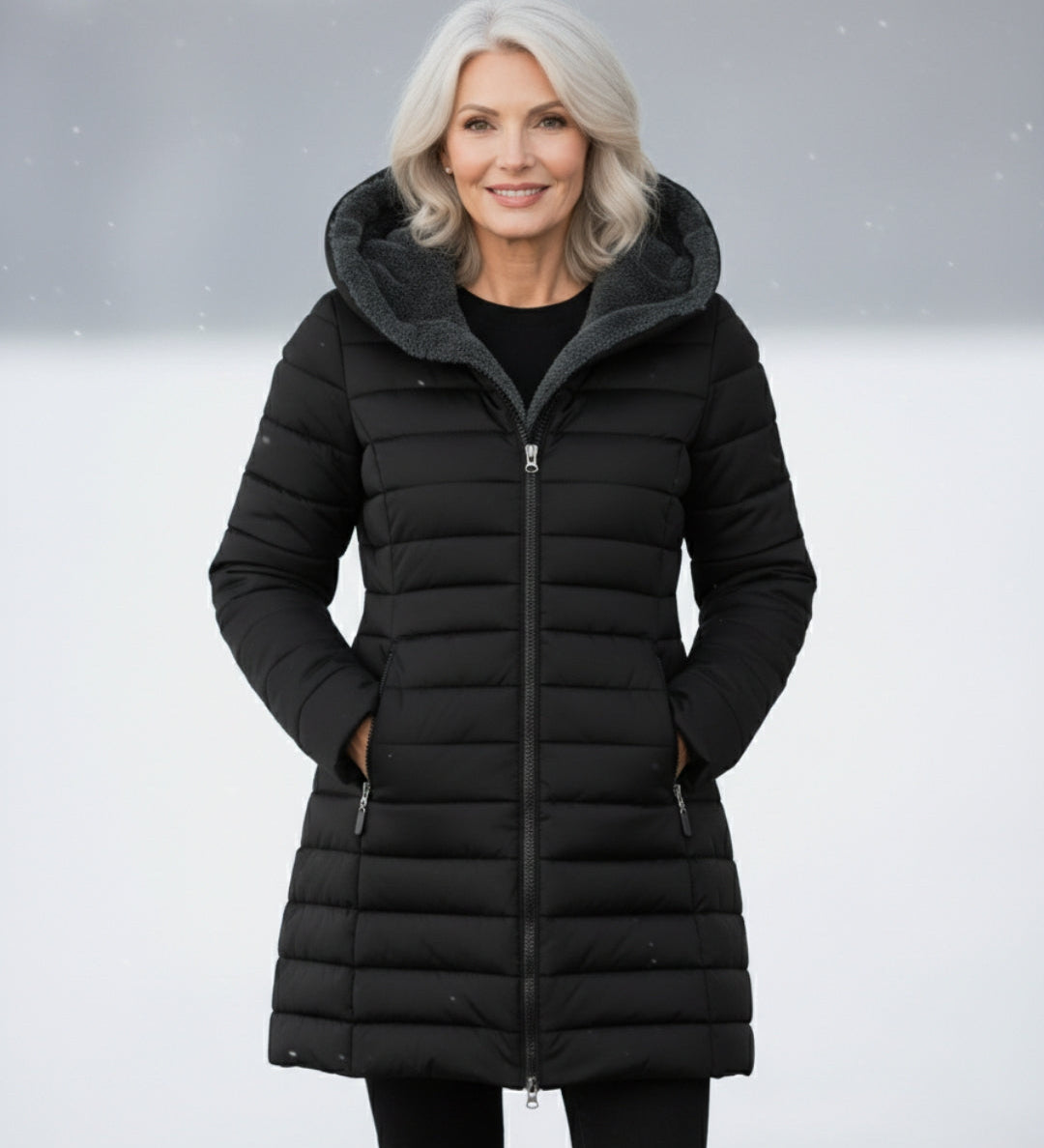 Grazia™ | Hooded fleece-lined puffer coat