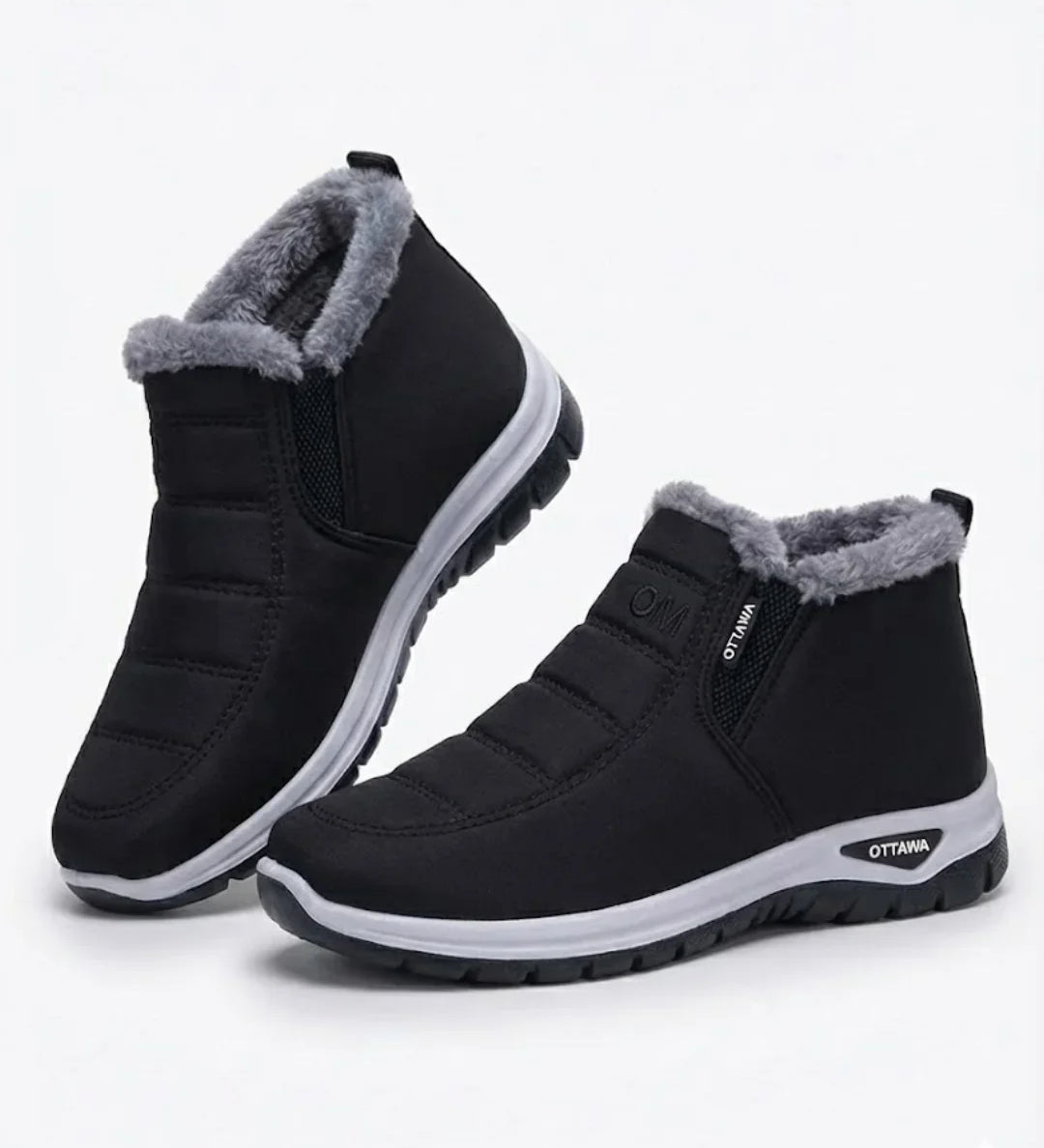 Marilou™ | Slip-On Fleece-Lined Winter Ankle Boots