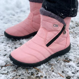 Lucero™ | Quilted Fleece-Lined Zip Winter Boots
