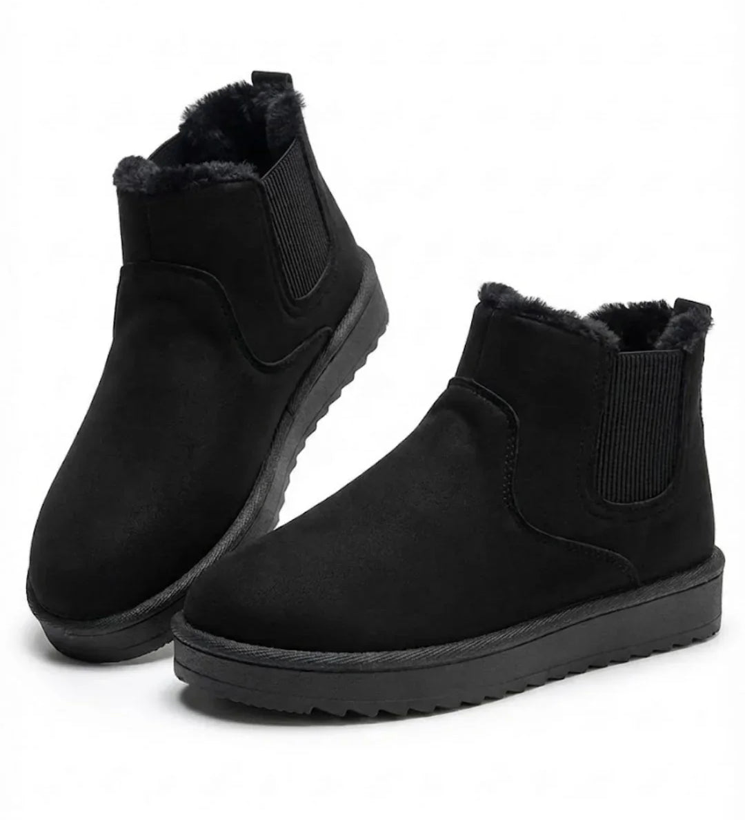 Marisol™ | Fleece-Lined Chelsea Winter Ankle Boots