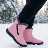 Lucero™ | Quilted Fleece-Lined Zip Winter Boots