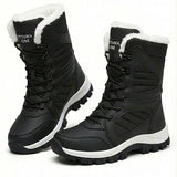 Corisande™ | Plush-lined lug-sole lace-up snow boots