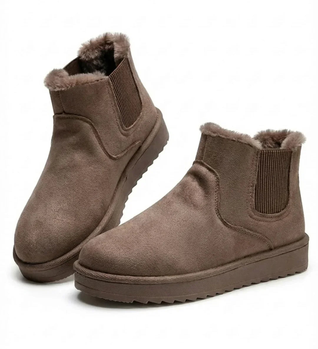 Marisol™ | Fleece-Lined Chelsea Winter Ankle Boots