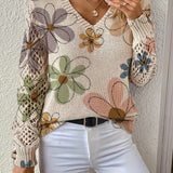 Antonina™ | Elegant V-Neck Sweater