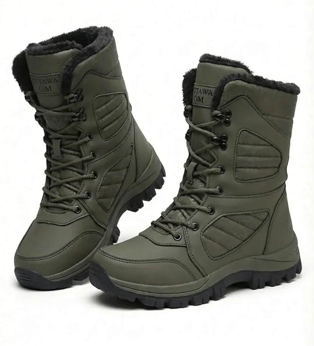 Corisande™ | Plush-lined lug-sole lace-up snow boots