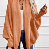 Anisa™ | Elegant Lantern Sleeve Cardigan