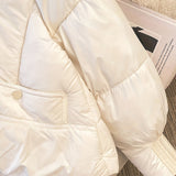 Mireya™ | Cropped Faux-Fur Collar Puffer Jacket