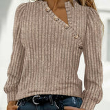 Avery™ | ribbed knit sweater top