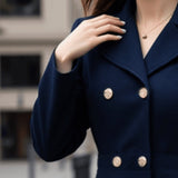 Suzette™ | Double-Breasted Fit-and-Flare Coat