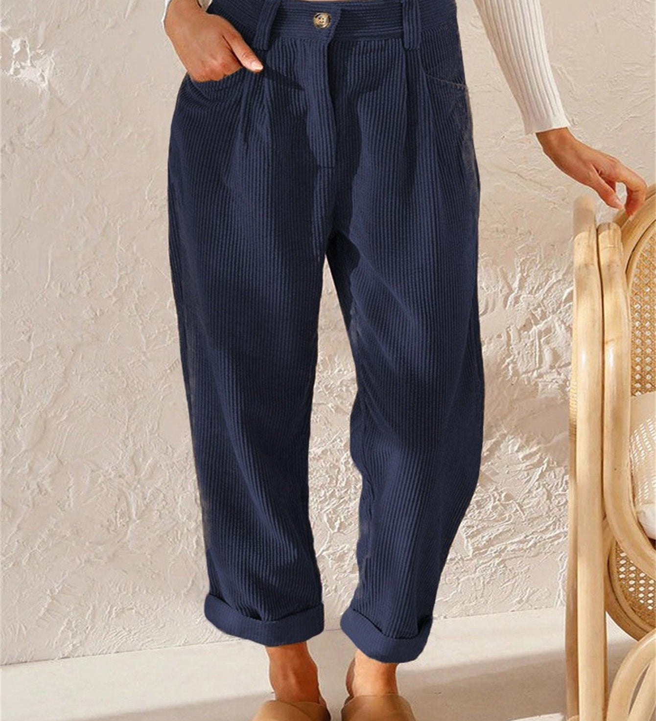 Casual Women's High-Waisted Pants