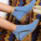 Elise™ | Elegant Comfort Ankle Boots in Diamond