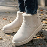 Marisol™ | Fleece-Lined Chelsea Winter Ankle Boots