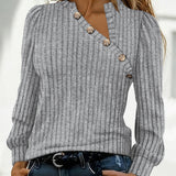 Avery™ | ribbed knit sweater top