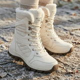 Corisande™ | Plush-lined lug-sole lace-up snow boots
