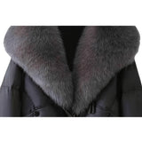 Mireya™ | Cropped Faux-Fur Collar Puffer Jacket