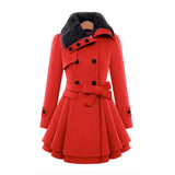 Lobelia™ | Chic coat with fur
