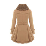 Lobelia™ | Chic coat with fur