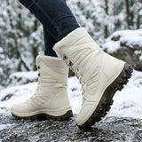 Corisande™ | Plush-lined lug-sole lace-up snow boots