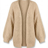 Katya™ | Chunky Knit Oversized Open Cardigan