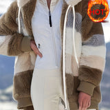 Islae™ | Elegant Faux Fur Hooded Jacket