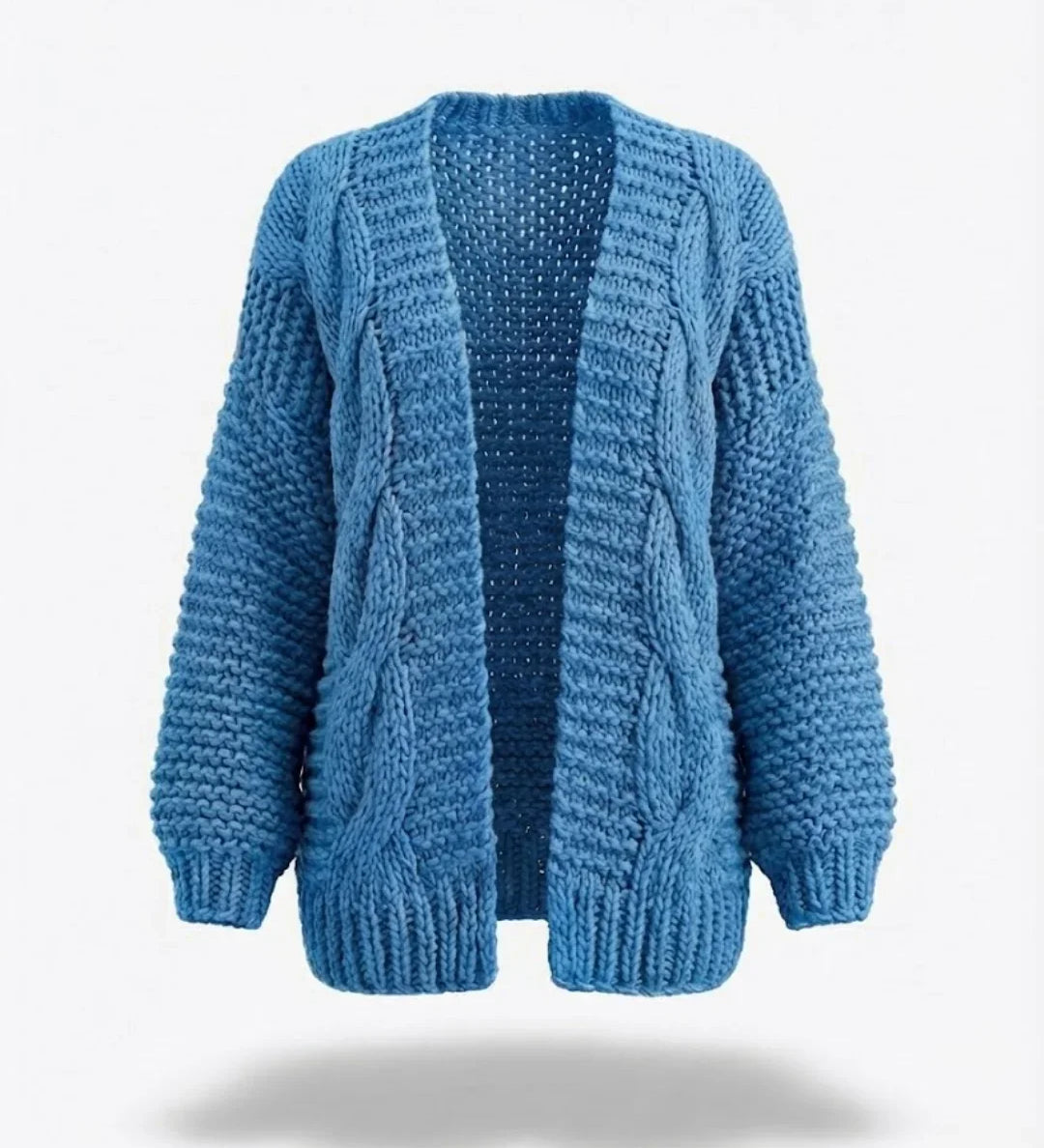 Honorine™ | Chunky Knit Open-Front Cardigan