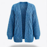 Honorine™ | Chunky Knit Open-Front Cardigan