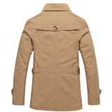 Chic Quilted Trench Coat
