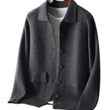 Janus Merino Wool Knit Cardigan
