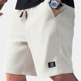 Lusitana Fashion - Cozy Waffle Knit Shorts