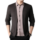 2-in-1 Shirt and Knit Jacket Combo