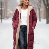 Helena™ | Hooded sherpa-lined puffer coat