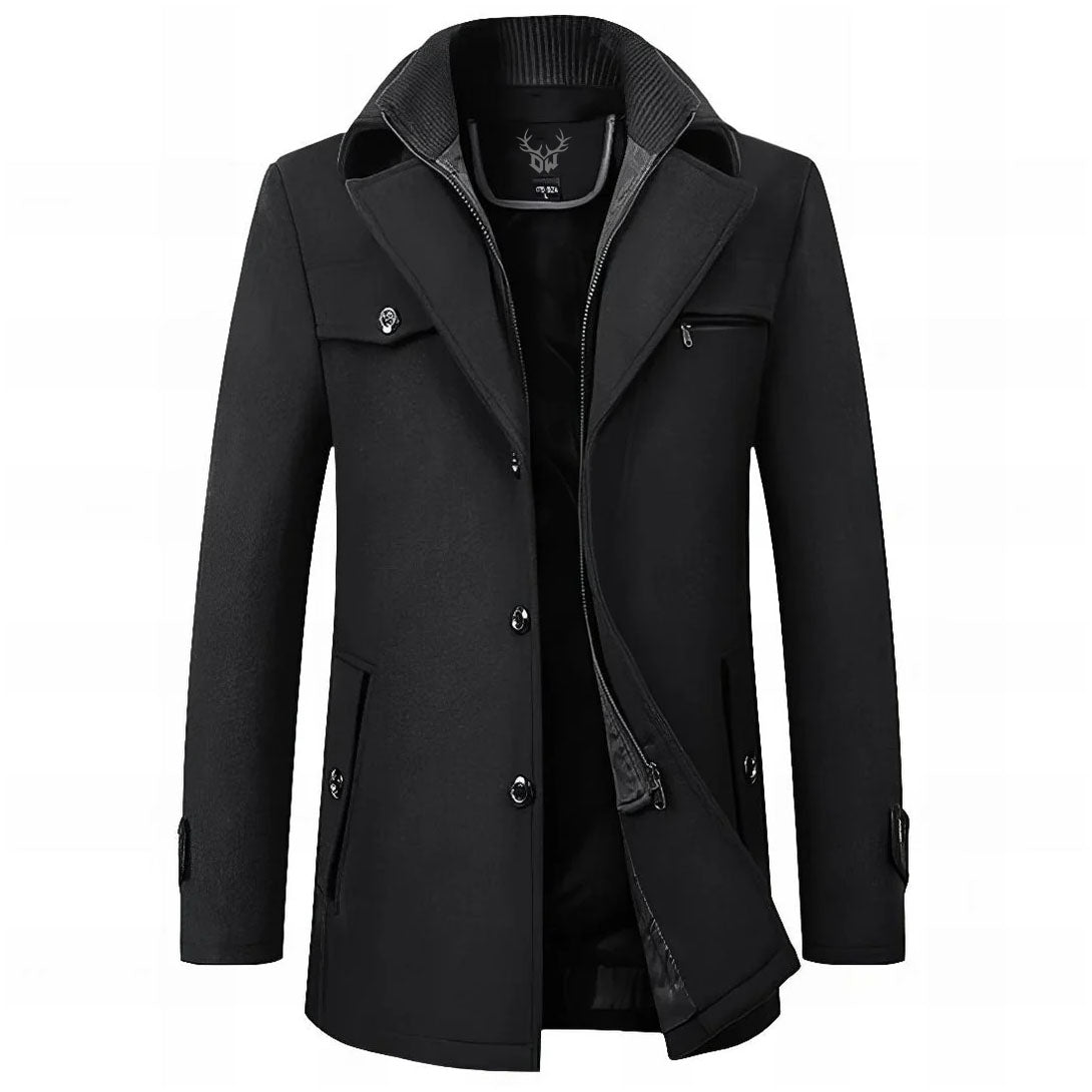 Chic Wool Overcoat