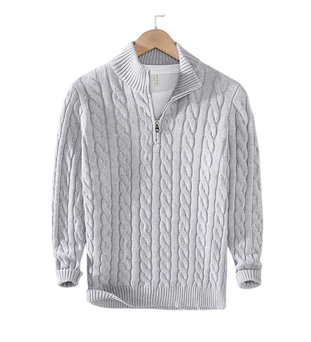 Givalli Zip-Front Sweater